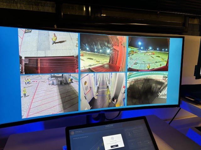Conducción remota de pasarelas telescópicas - Aeropuerto de Sevilla
