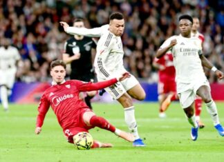 Mbappé iguala el récord de Ronaldo y el Real Madrid supera al Sevilla