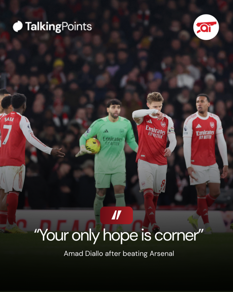 Amad Diallo sobre el Arsenal