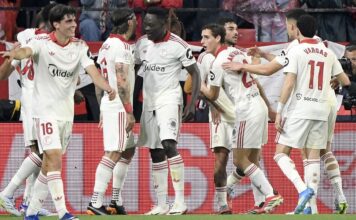 Super Eagles star Akor scores as Sevilla pip Atletico Madrid in La Liga clash