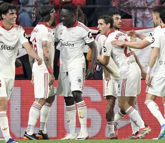 Super Eagles star Akor scores as Sevilla pip Atletico Madrid in La Liga clash