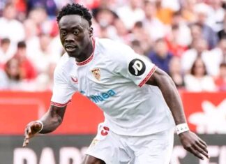 El Sevilla rechaza la oferta de 10 millones de euros del Venecia por el delantero de las Super Eagles, Akor Adams