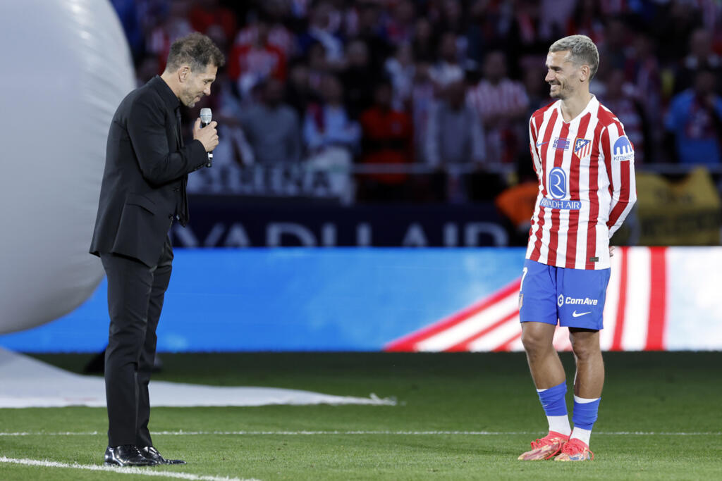 Antoine Griezmann jugó su último partido en el estadio del Atlético de Madrid antes de partir hacia el Orlando City en la MLS.