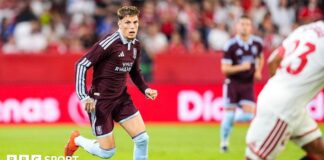 Sevilla 1-3 Aston Villa: Alejandro Garnacho scores as Villa hit back to beat Sevilla